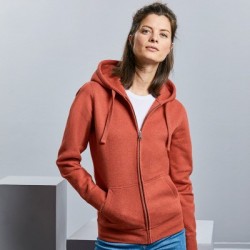 Felpe Ladies´ Authentic Melange Zipped Hood Sweat