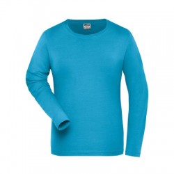 T-Shirt Ladies' Bio Stretch-Longsleeve Work
