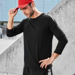 T-Shirt Men's Sports Shirt Long-Sleeved