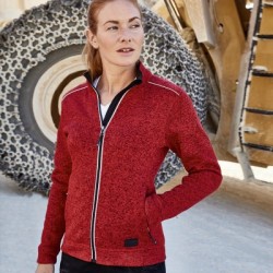 Pile Ladies' Knitted Workwear Fleece Jacket