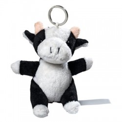 Gadget plush cow with keychain