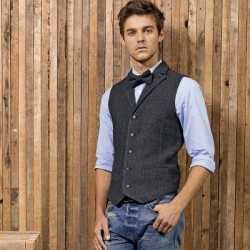 Ho.Re.Ca. Mens Herringbone Waistcoat