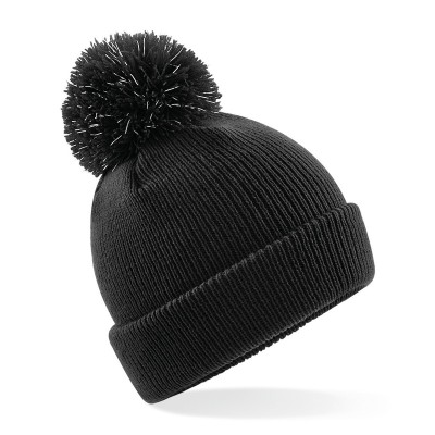Cappelli Junior Reflective Bobble Beanie colore black taglia UNICA