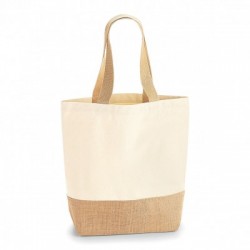 Borse Jute Base Canvas Shopper
