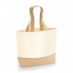 Borse Jute Base Canvas Tote