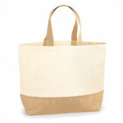 Borse Jute Base Canvas Tote XL