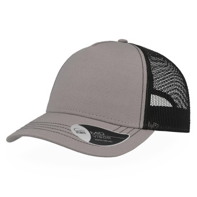 Cappelli Rapper Canvas colore grey-black taglia UNICA