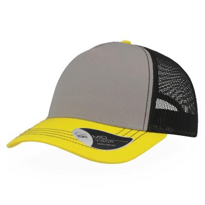 Cappelli Rapper Canvas colore grey-bright yellow-black taglia UNICA