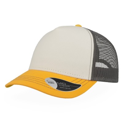 Cappelli Rapper Canvas colore white-gold-dark grey taglia UNICA