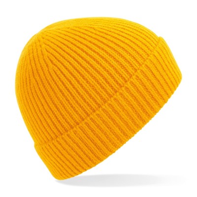 Cappelli Engineered Knit Ribbed Beanie colore Sun Yellow taglia UNICA