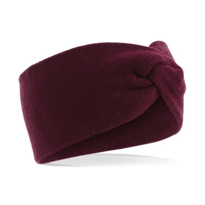 Cappelli Twist Knit Headband colore burgundy taglia UNICA