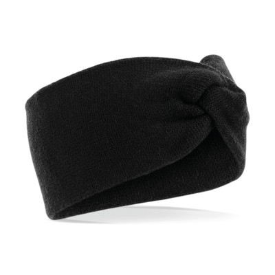 Cappelli Twist Knit Headband colore black taglia UNICA
