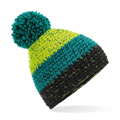 Cappelli Freestyle Beanie colore Citron/Emerald/Black taglia UNICA