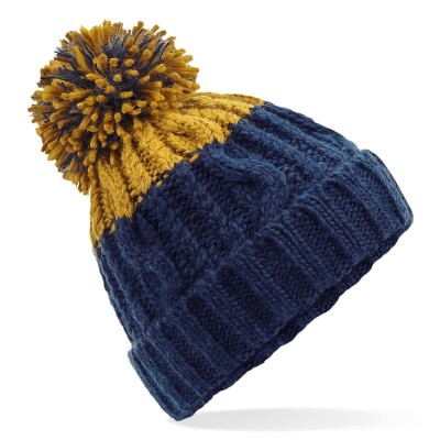 Cappelli Apres Beanie colore Oxford Navy/Mustard taglia UNICA