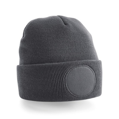 Cappelli Circular Patch Beanie colore graphite grey taglia UNICA