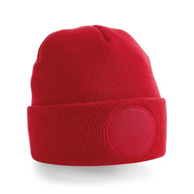 Cappelli Circular Patch Beanie colore classic Red taglia UNICA