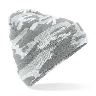 Cappelli Camo Cuffed Beanie colore arctic camo taglia UNICA