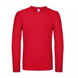T-Shirt B&C #E150 LSL colore red taglia S
