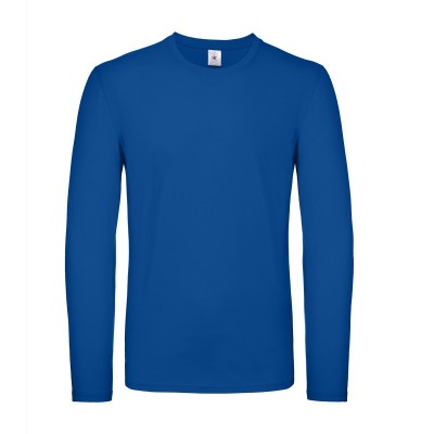 T-Shirt B&C #E150 LSL colore royal blue taglia XL