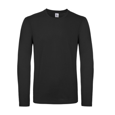 T-Shirt B&C #E150 LSL colore black taglia S