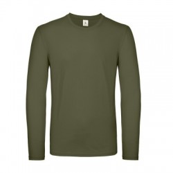 T-Shirt B&C #E150 LSL colore urban khaki taglia L