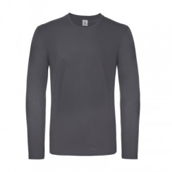 T-Shirt B&C #E150 LSL colore dark grey taglia M