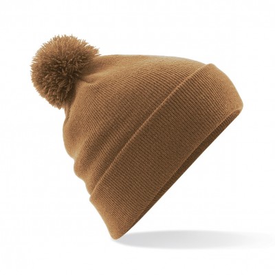 Cappelli Original Pom Pom Beanie colore caramel taglia UNICA