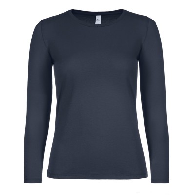 T-Shirt B&C #E150 LSL /women colore navy taglia XXL
