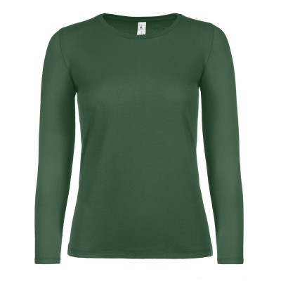 T-Shirt B&C #E150 LSL /women colore bottle green taglia XXL
