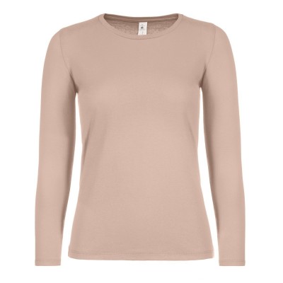 T-Shirt B&C #E150 LSL /women colore millennial pink taglia L