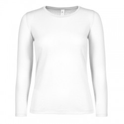 T-Shirt B&C #E190 LSL /women colore white taglia XL