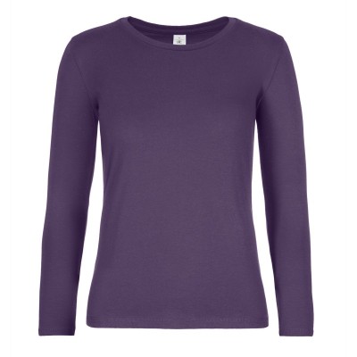 T-Shirt B&C #E190 LSL /women colore urban purple taglia XXL