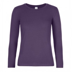 T-Shirt B&C #E190 LSL /women colore urban purple taglia XXL