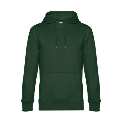 Felpe KING Hooded colore bottle green taglia XS