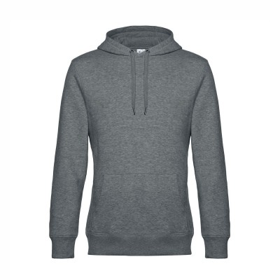 Felpe KING Hooded colore heather mid grey taglia XS