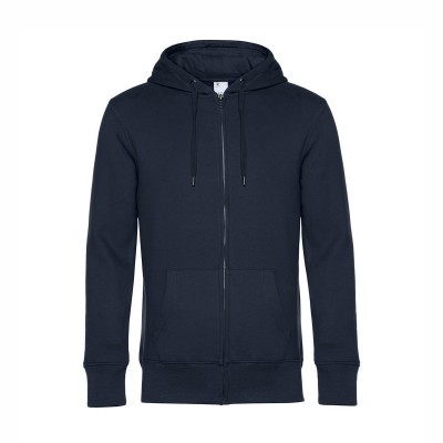 Felpe KING Zipped Hood colore navy blue taglia XS