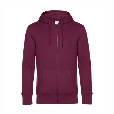 Felpe KING Zipped Hood colore dark cherry taglia XS