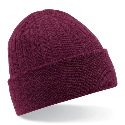 Cappelli Thinsulate Beanie colore burgundy taglia UNICA