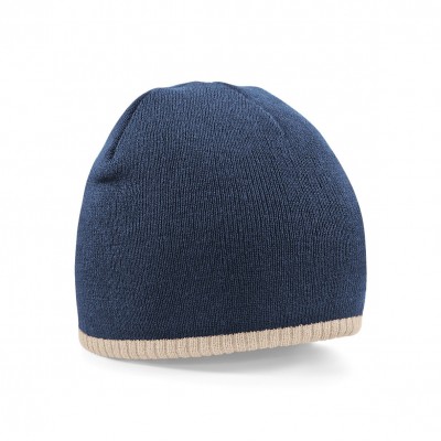 Cappelli Two-Tone Pull-On Beanie colore french navy/stone taglia UNICA