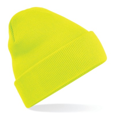 Cappelli Original Cuffed Beanie colore fluorescent yellow taglia UNICA