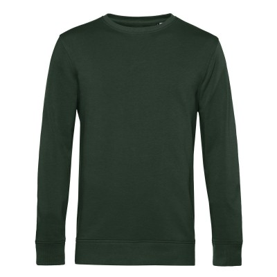 Felpe Organic Crew Neck colore forest green taglia XS