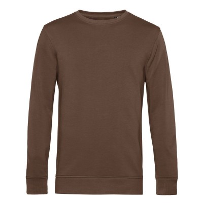 Felpe Organic Crew Neck colore mocha taglia XS