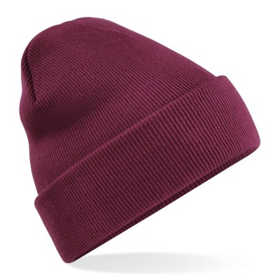 Cappelli Original Cuffed Beanie colore burgundy taglia UNICA