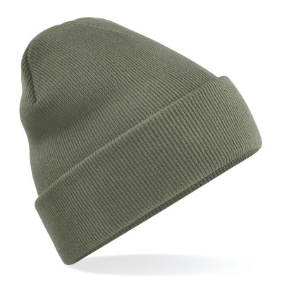 Cappelli Original Cuffed Beanie colore olive green taglia UNICA