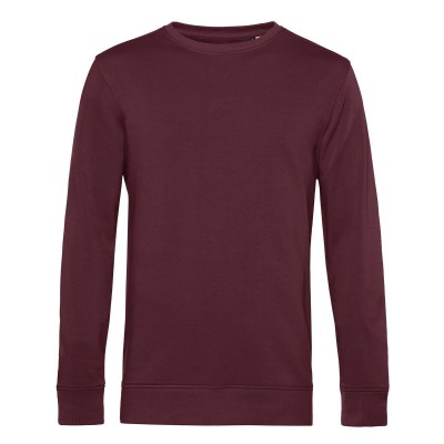 Felpe Organic Crew Neck colore burgundy taglia XS