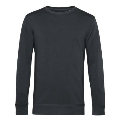 Felpe Organic Crew Neck colore asphalt taglia XS