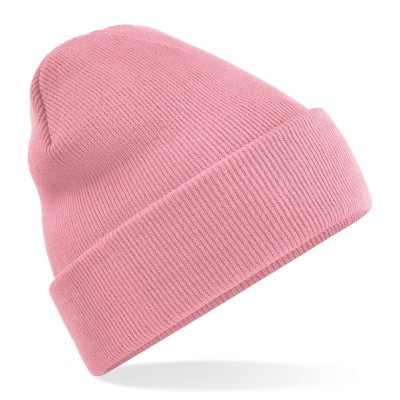 Cappelli Original Cuffed Beanie colore dusky pink taglia UNICA