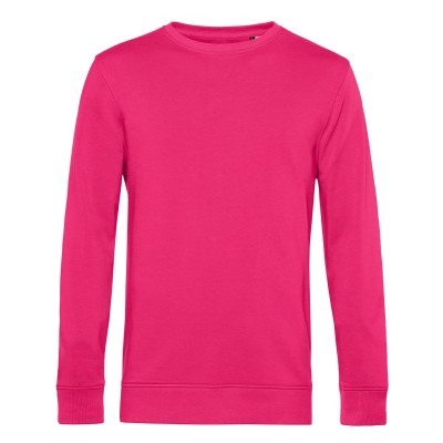 Felpe Organic Crew Neck colore magenta pink taglia XS