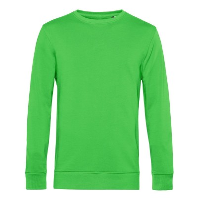 Felpe Organic Crew Neck colore apple green taglia XS