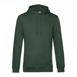 Felpe Organic Hooded colore forest green taglia XS